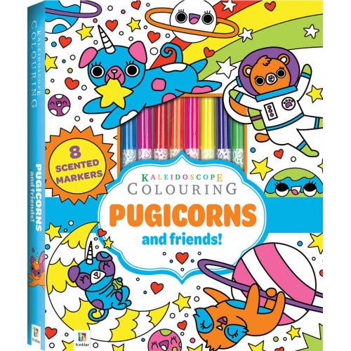 Kaleidoscope Colouring  Pugicorns and Friends Drawing Kit