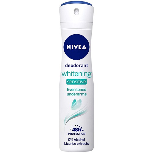 Nivea Deo White Sensitive Women Body Spray | 150 ml  | Nivea Deodorant, Whitening Sensitive, Women