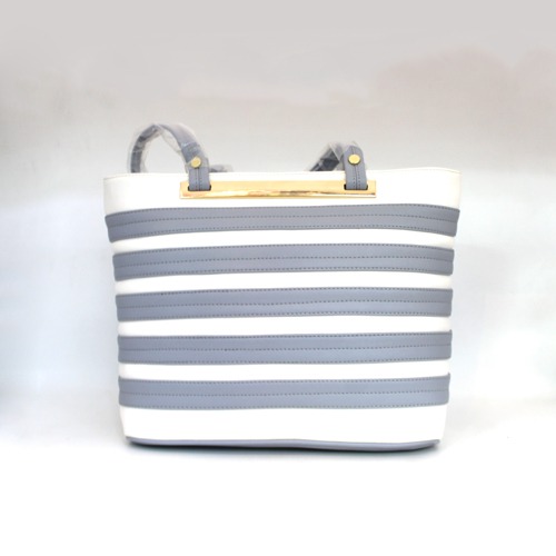 Hand Bag For Women | Shoulder Handbag For College Office Daily Use | Solid Checks Dual Tone | Gift Item For Women.