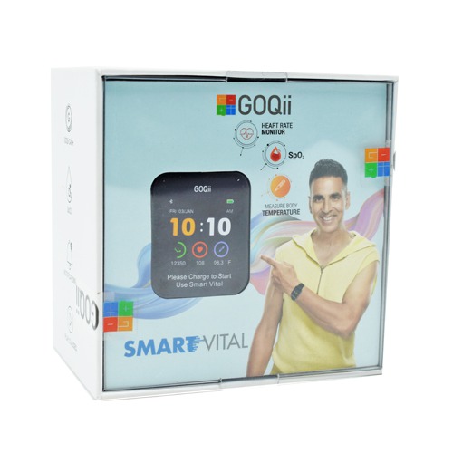 GOQii Smart Vital Fitness ,HD Full Touch, Smart Notification Waterproof Smart Watch for Android Phones