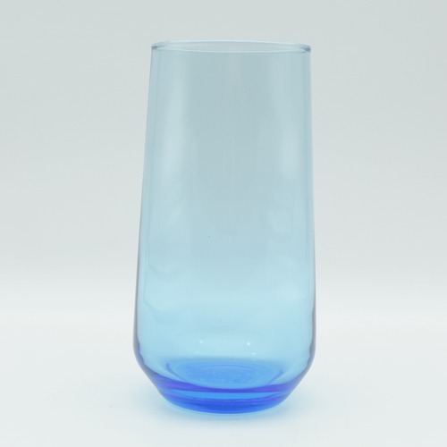 Blue Colour Crystal Touch Designer Tumbler Long Drink Glass for Drinking Water, Beer