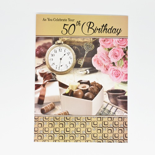 50th Birthday Greeting Card | Birthday Card