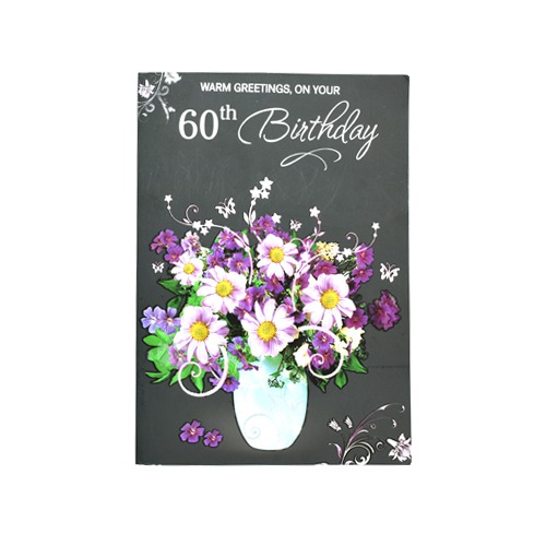 60th Birthday Greeting Card