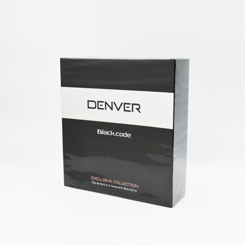 Denver Gift Pack Black Code Deodorant 150 Ml And Perfume For Men 60 Ml (Set Of 2)