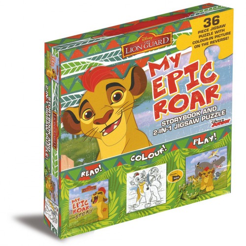 Disney The Lion Guard My Epic Roar: Storybook and 2-in-1 Jigsaw Puzzle