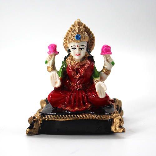 Laxmi Mata Murti Figurine, Standard, Multicolour