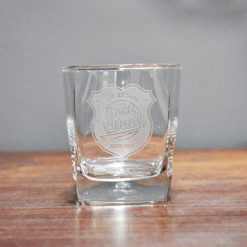 Glass Laser Engraving |Customised Name Whiskey Glasses Birthday Anniversary Wedding Gift
