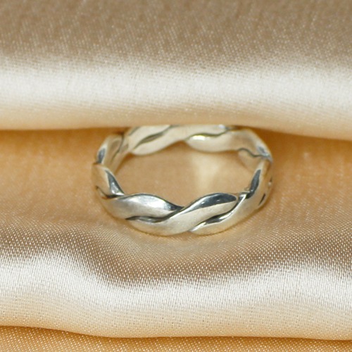Double Wave silver Ring | Ring For Men And Women