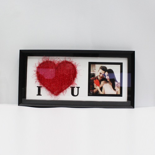 Love Memories personalized Wooden Photo Frame. For Him / Her