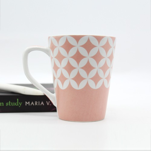 Printed Flower Designed Ceramic Mug