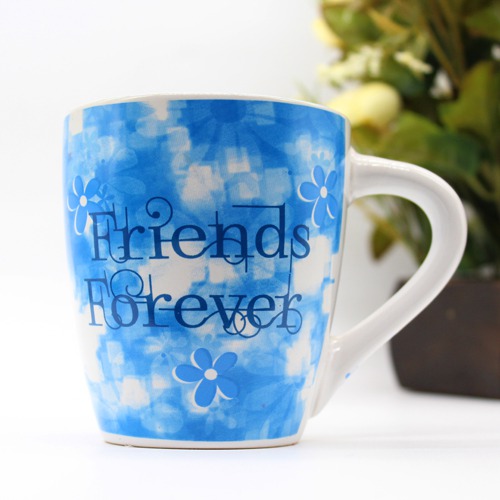 Friends Forever Printed Ceramic Coffee Mugs