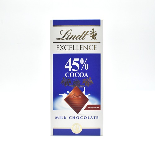 Lindt Excellence Milk 45% Bar 80g