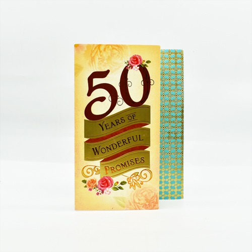 50 Years of wonderful Promises Greeting Cards