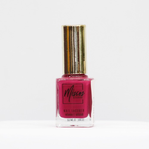 Miscos Tulip Pink Nail Lacquer Glossy | No Toxin Nail Lacquer, Long Lasting, Chip Resistant Nail Paint