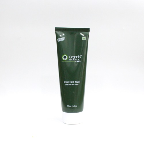 Organic Harvest Neem Face wash Suitable for Oily and Acne Prone Skin for both men and women 100gm