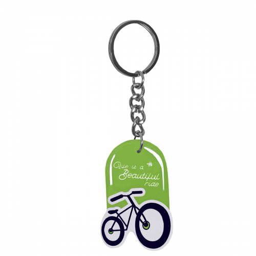 Perfect Ride Partner Keychain  | Multicolour Hard Plastic Design Keychain Key Ring Anti-Rust for Car Bike Home Keys for Men and Women