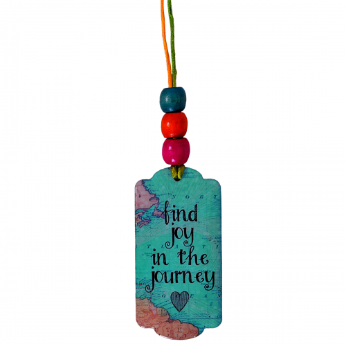 Journey Of Joy Car Hanging | Gifts Acrylic Car Hanging Accessories Printed Interior Decoration, Plastic, Multicolor | Car Hanging