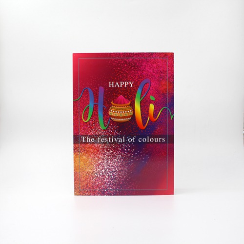 Happy Holi The Festival of Color Card