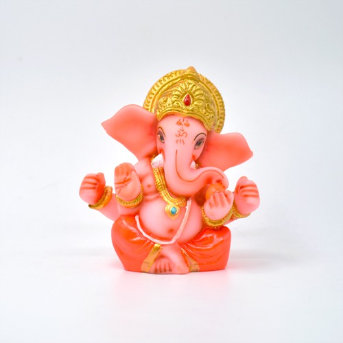 Fiber Small Ganesha Idol For Car Dashboard