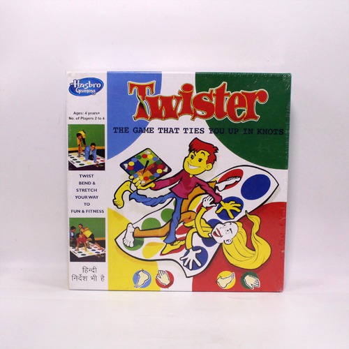 Twister Party Hasbro Gaming Twister Party Game for Family and Kids, Indoor and Outdoor Classic Game(Multicolor)