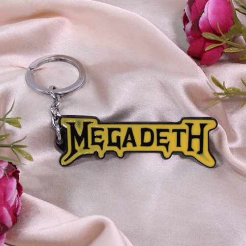 Megadeath Keychain | Premium Stainless Steel Keychain For Gifting With Key Ring Anti-Rust | For Car Bike Home Keys for Men and Women