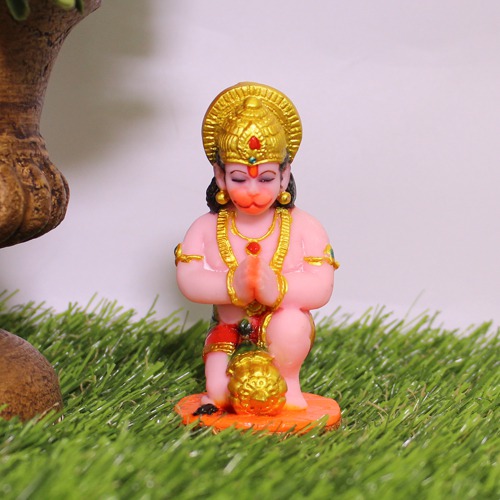 Lord Hanuman Ji With Gada Decrotive Showpiece for Gift, Office & Home Decor