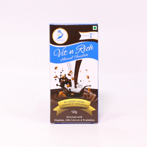 VIT N RICH Almond Chocolate Bar - No Added Sugar