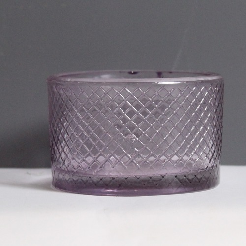 Purple Glass Candle Holder | Garden and Living Room Decorative Small Glass Planter  | Succulents Pot