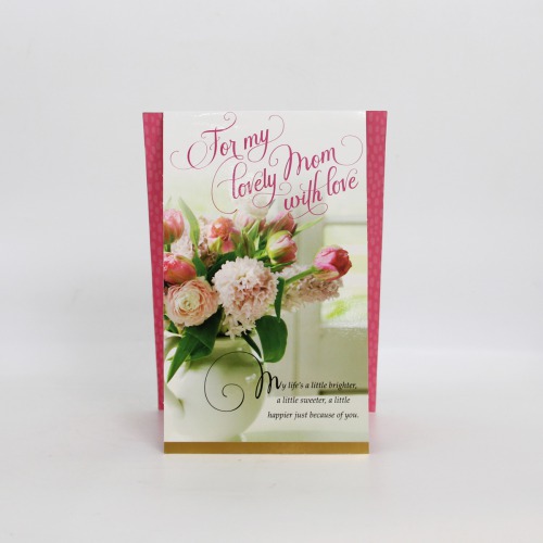 For My lovely Mom With Love Greeting Card | Mother's Day Greeting Card