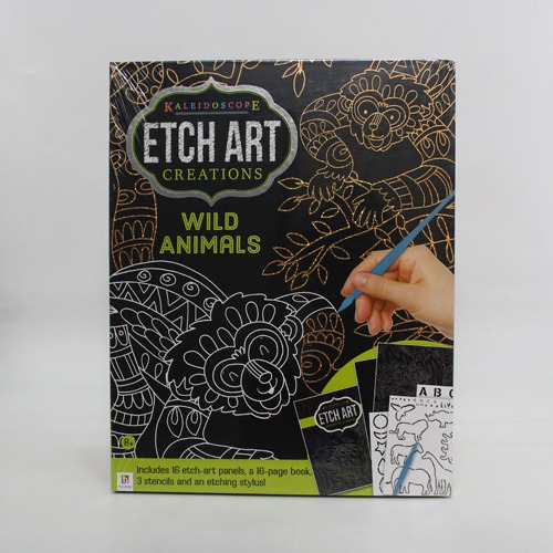 Keleidoscope Etch Art Creation| Wild Animal| Activity Kit