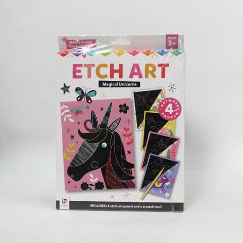 Etch Art: Magical Unicorns | Activity Books | Magic | Mystical | Fairy tales