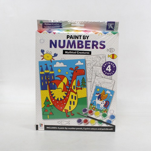 Paint by Numbers: Mythical Creatures | Activity Kit For Kids