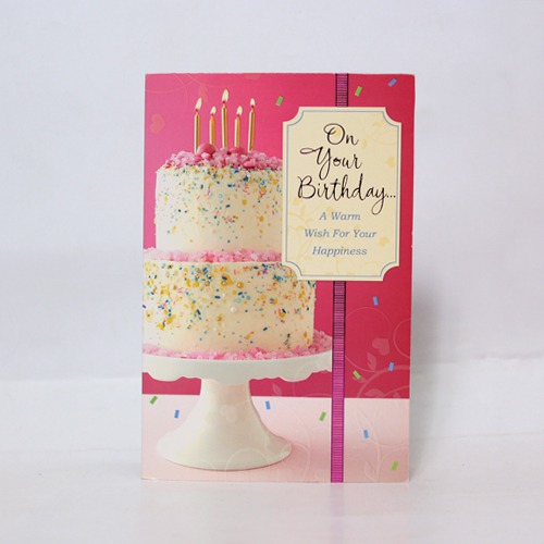 On Your Birthday | A Warm For Your Happiness| Birthday Greeting Card