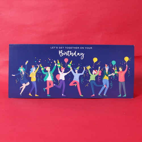 Let's Get Together On Your Birthday| Birthday Greeting Card