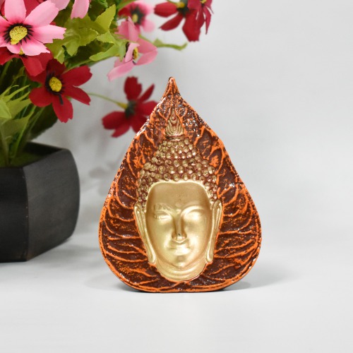 Brown 3D Buddha Small Size | Gautam Buddha Idol Statue for Home | living room | study room | Gifting items Decorative Showpiece