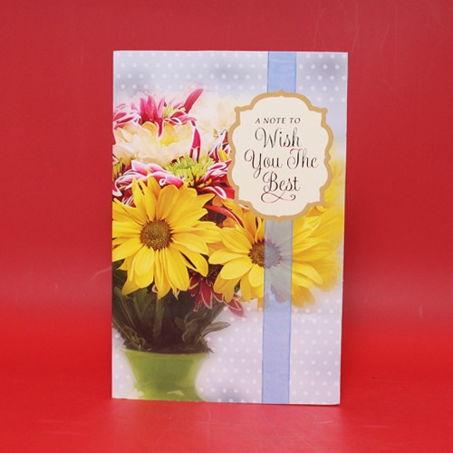 A Note To Wish You The Best | Best Wishes Greeting Card