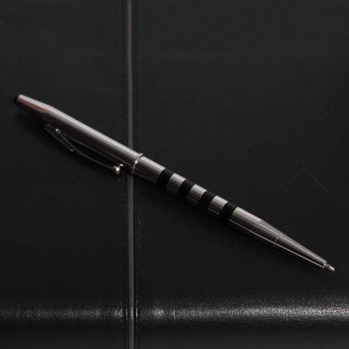 Cross Classic Executive Companion Black Barrel with Silver Stripes Pen
