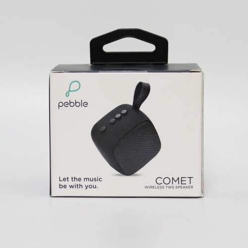 Pebble Comet TWS 5W Bluetooth Speaker In Built Microphone with FM PBS002 ( Black)