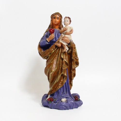 Jesus With Mother Mary Statue | Christian Statues mother Mary Catholic Wall Decorative Figurine For Home Decor