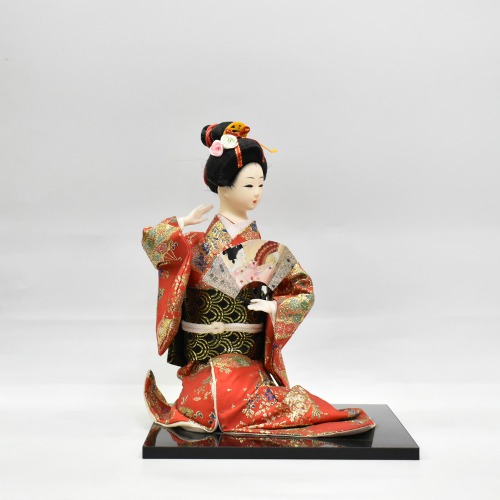 Japanese Kimono Geisha Doll Kokeshi Handicraft Home Decoration Red Clothes | Girl Desktop Ornaments