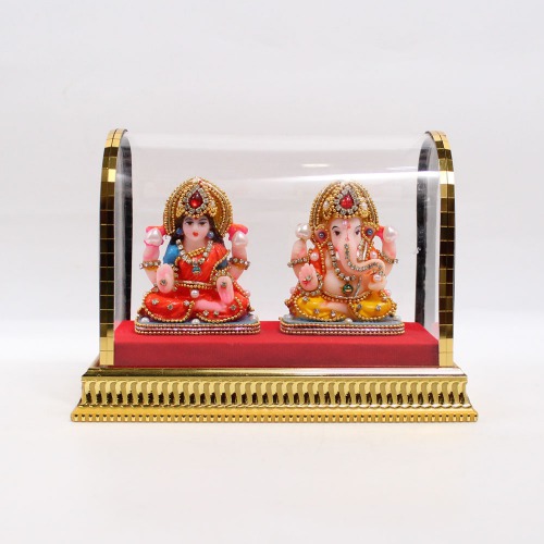 Small Saraswati And Ganesha Cabinate Murti | Ganesha Murti | Ganesha | Statue For Living Room