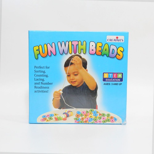 Fun with Beads Perfect For Sorting | Counting |Lacing | And Number Readiness Activities | Activity Games