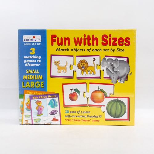 Fun with Sizes 3 Matching Games To Discover Small Medium Large | Activity Games | Board Games | Kids Games