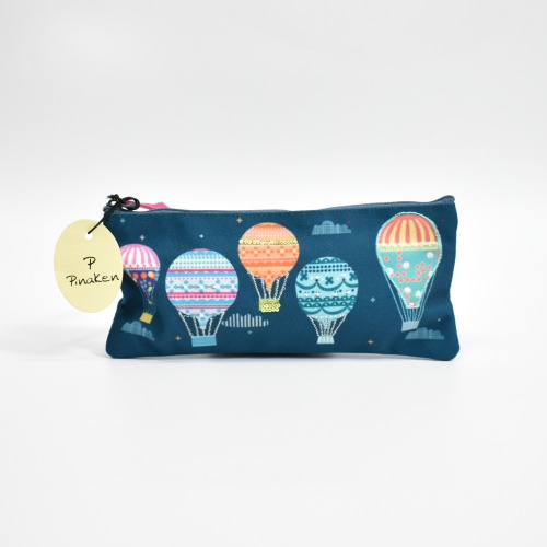 Pinaken High on Happiness Printed pencil Pouch For Women and Girls