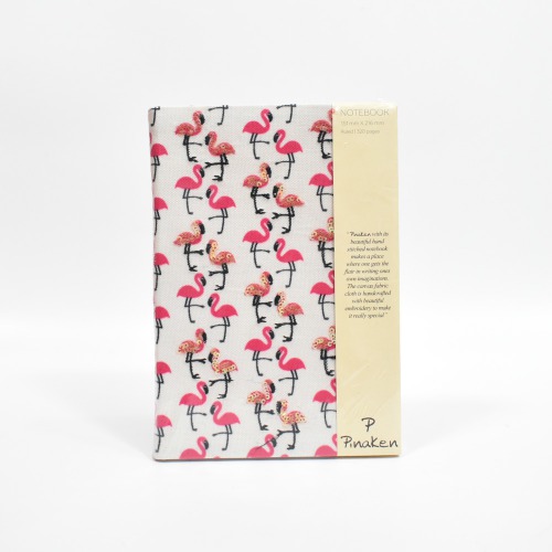 Pinaken Flamingo Carnations Journal Notebook( 8 x 6)