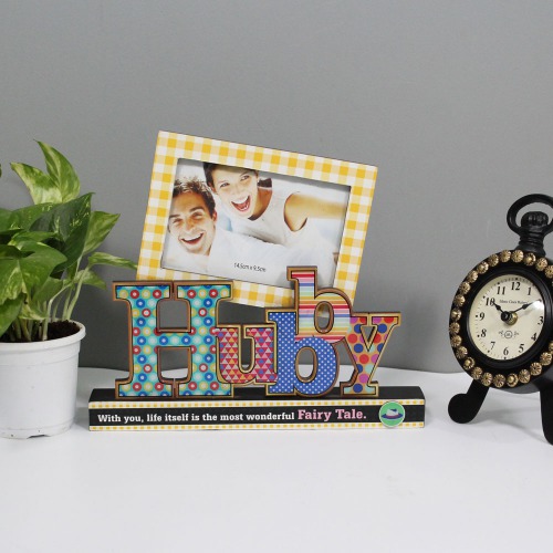 Perfect Wooden Photo Stand Set for Husband | Photo frame| Tabletop Frame
