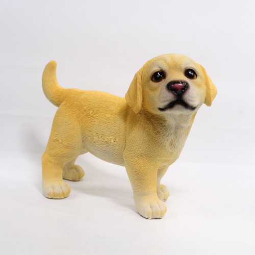Yellow Labrador Retriever Puppy Showpiece For Home Decor