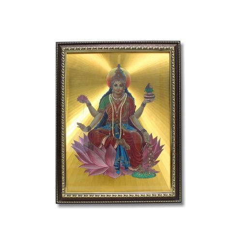 Lakshmi Devi Frame For Home Puja Goddess Laxmi For Temple Pooja Room