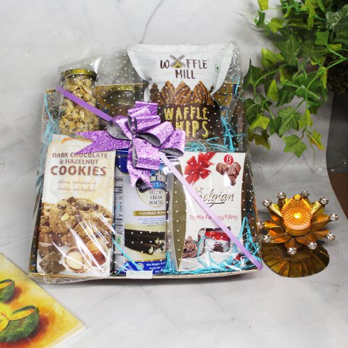 Gift Hamper Box- Cookies,Biscuits and Dry fruits & Nuts Snacks Gift Combo Box
