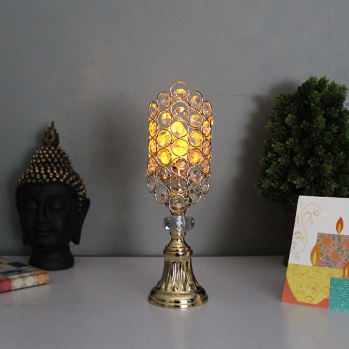 Candle Holder Crystal Wall Lamp